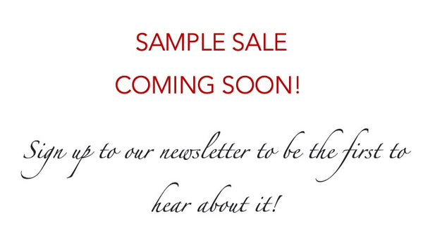 SAMPLE SALE