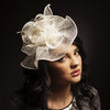 Ivory wedding hat/ fascinator